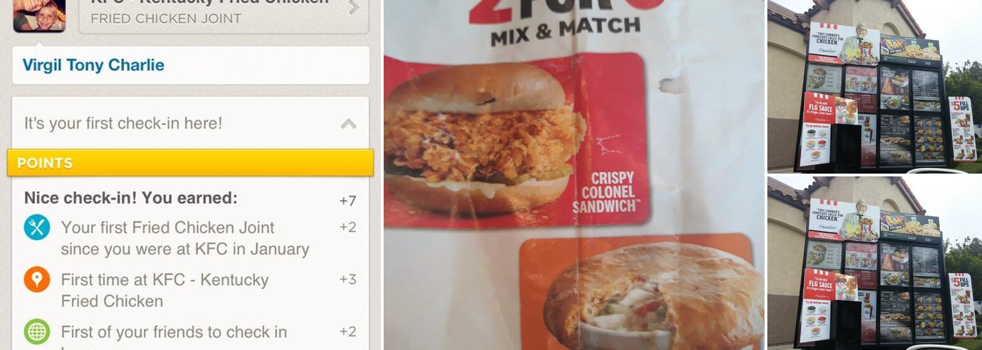 KFC Menu