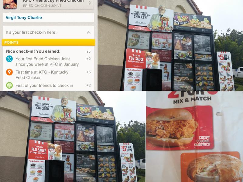 KFC Menu