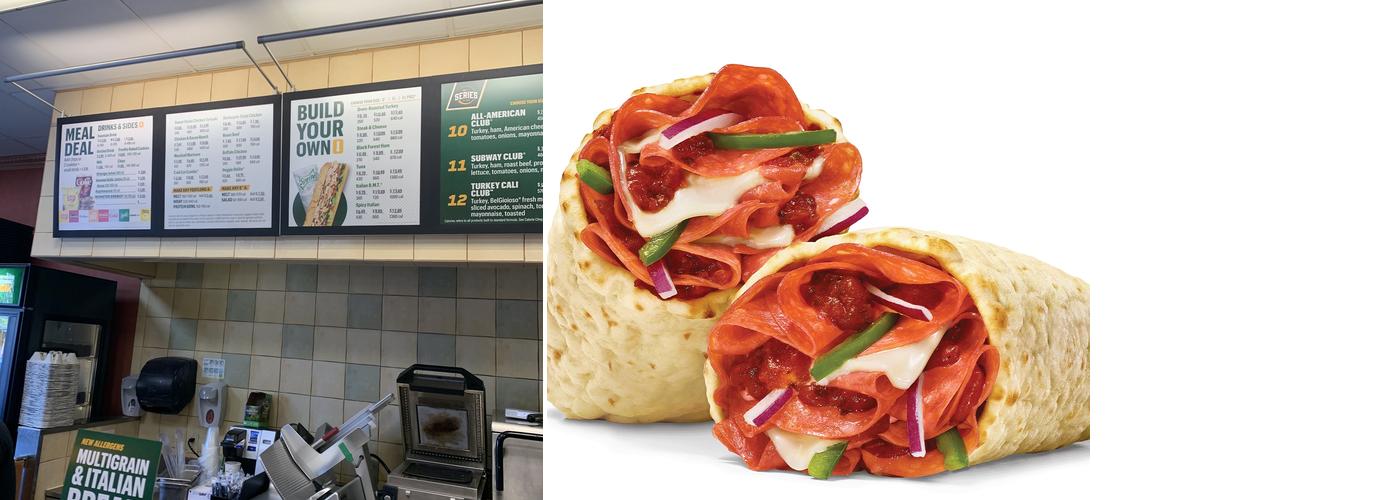 Subway Menu
