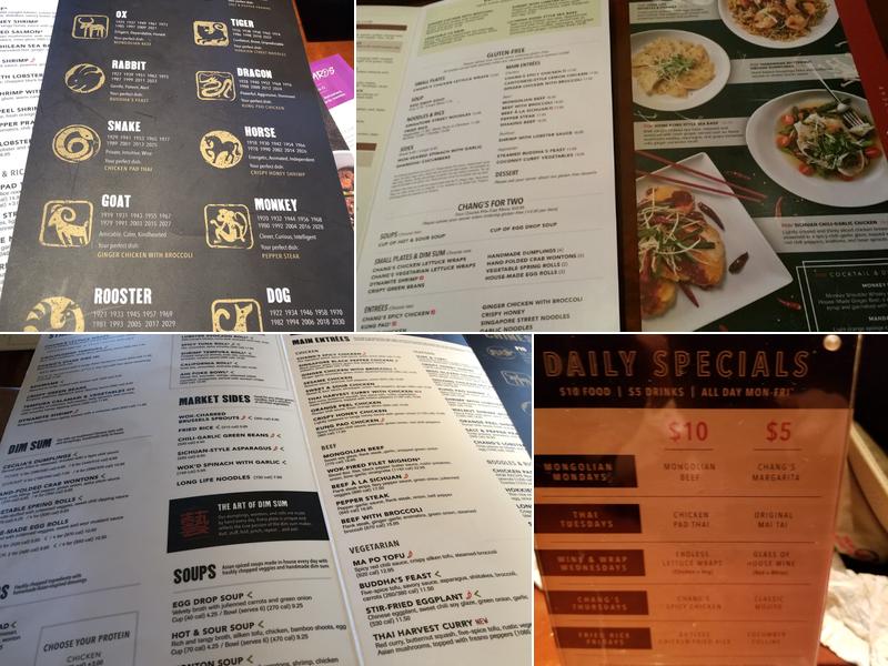 P.F. Chang's Menu