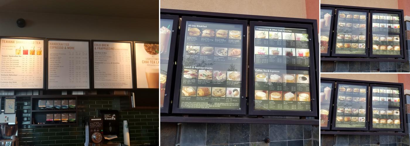 Starbucks Menu