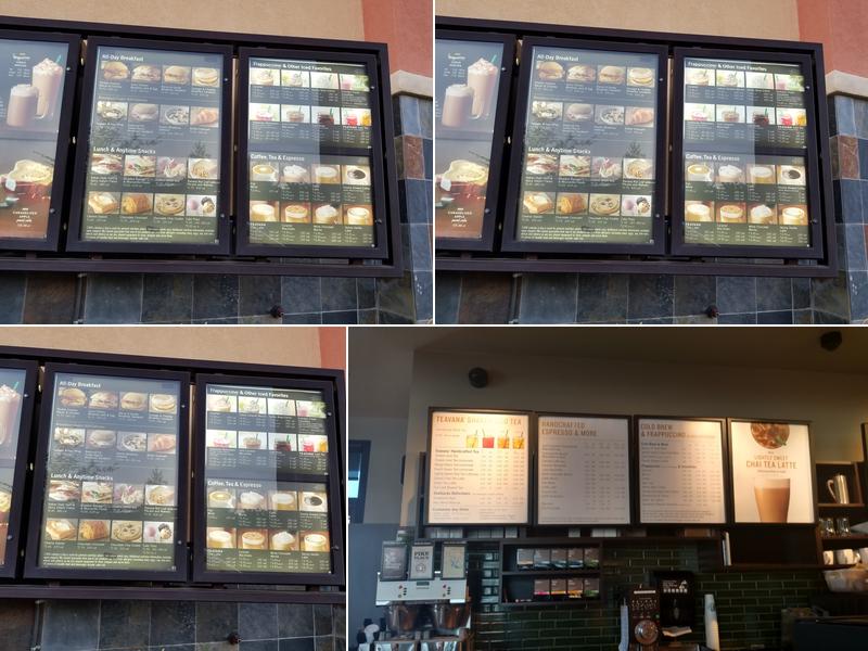Starbucks Menu