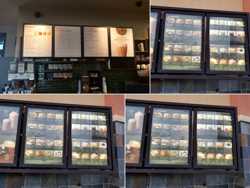 Starbucks Menu