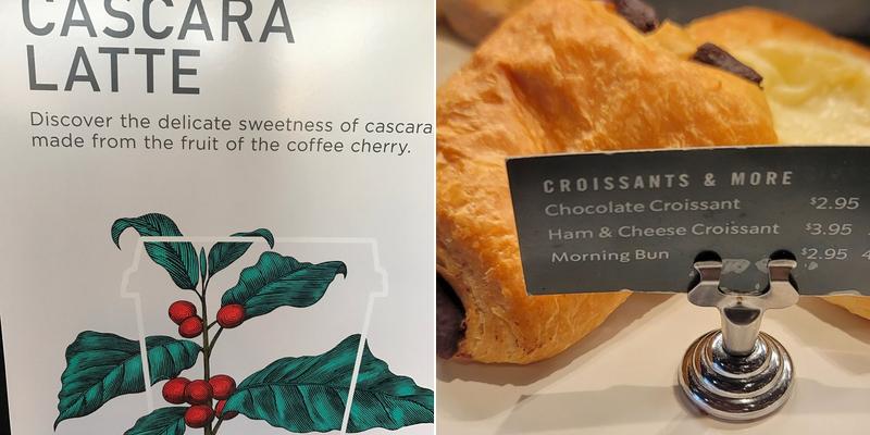 Starbucks Coffee Company Menu