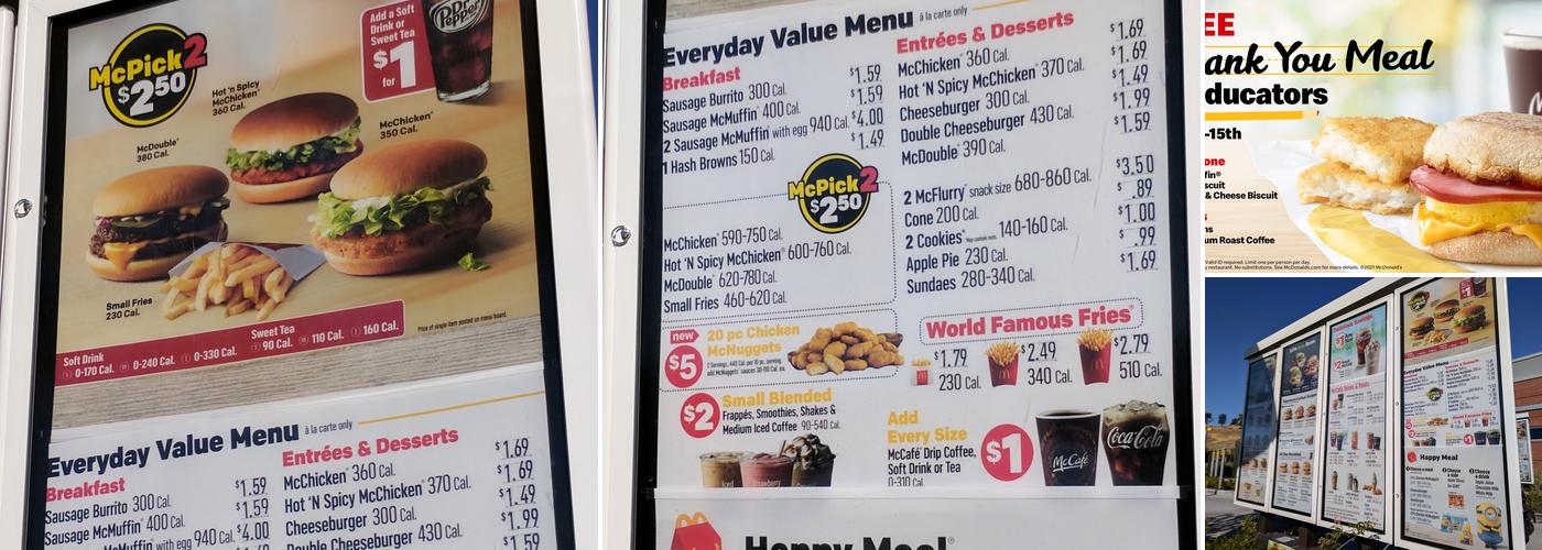 McDonald's Menu