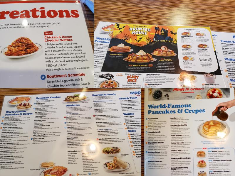 IHOP Menu