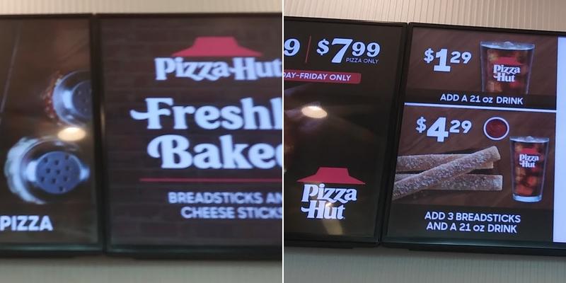 Pizza Hut Express Menu