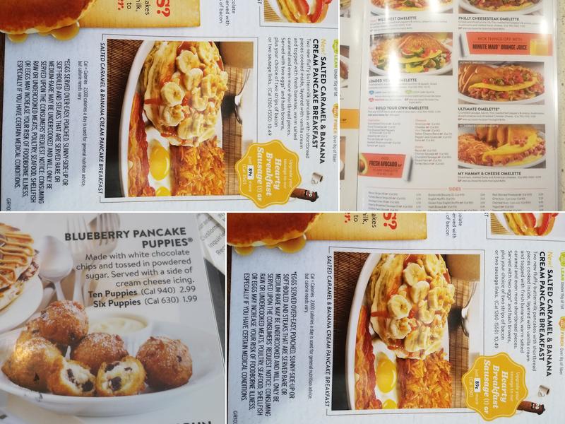 Denny's Restaurant Menu