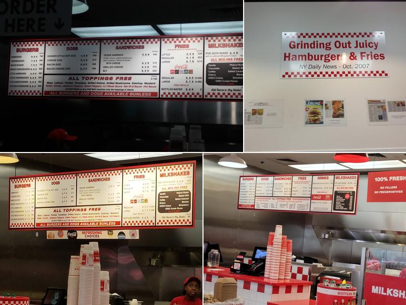 Five Guys Menu