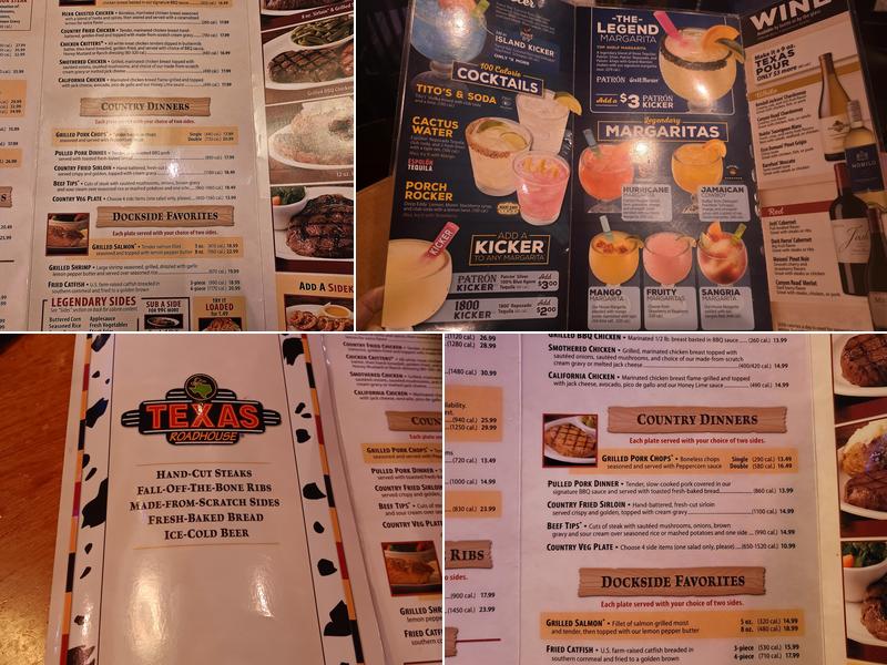 Texas Roadhouse Menu