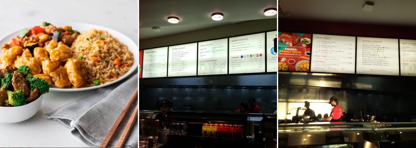 Panda Express Menu