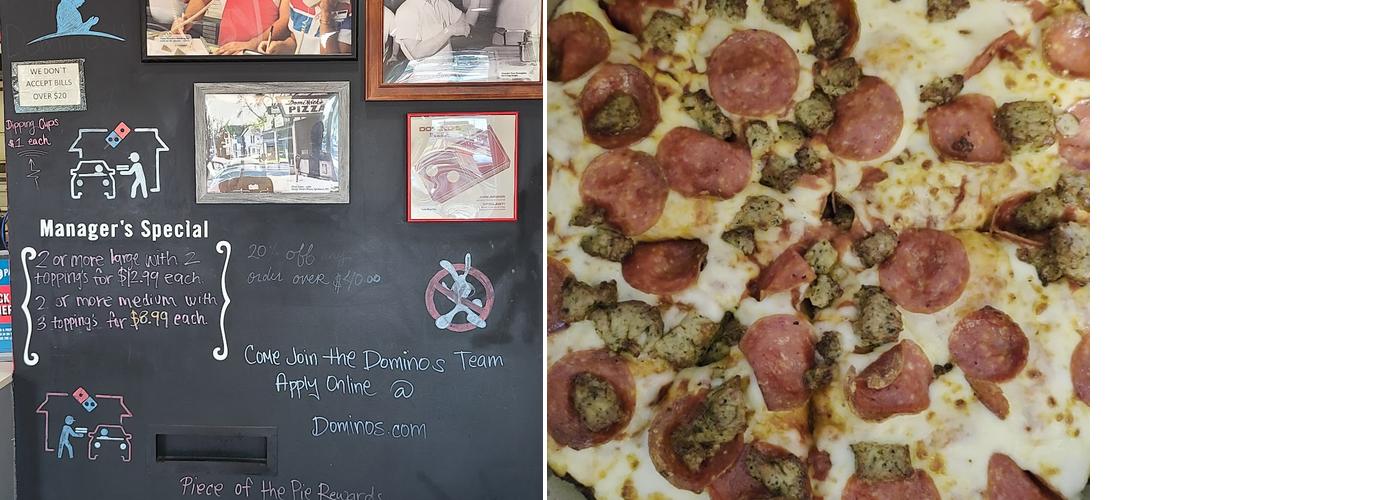 Domino's Pizza Menu