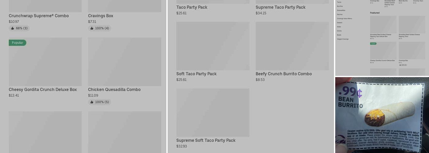 Taco Bell Menu