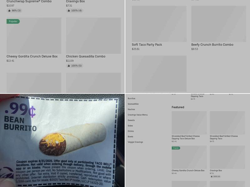 Taco Bell Menu