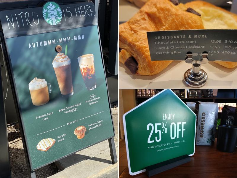 Starbucks Menu