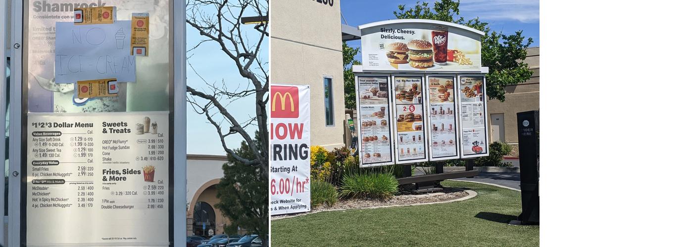 McDonald's Menu