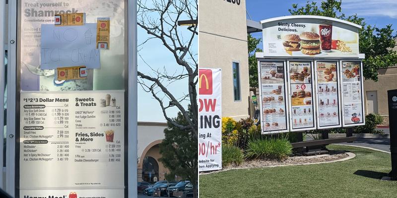McDonald's Menu
