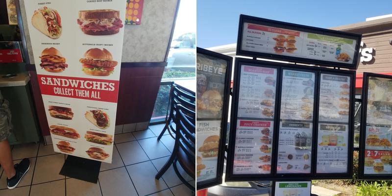 Arby's Menu