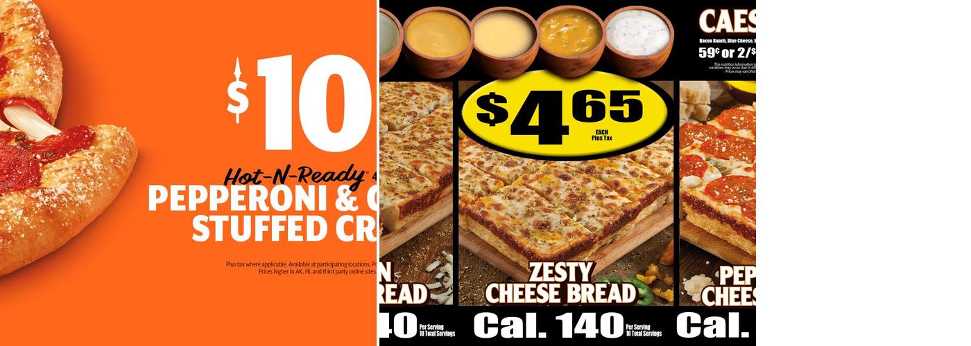 Little Caesars Pizza Menu