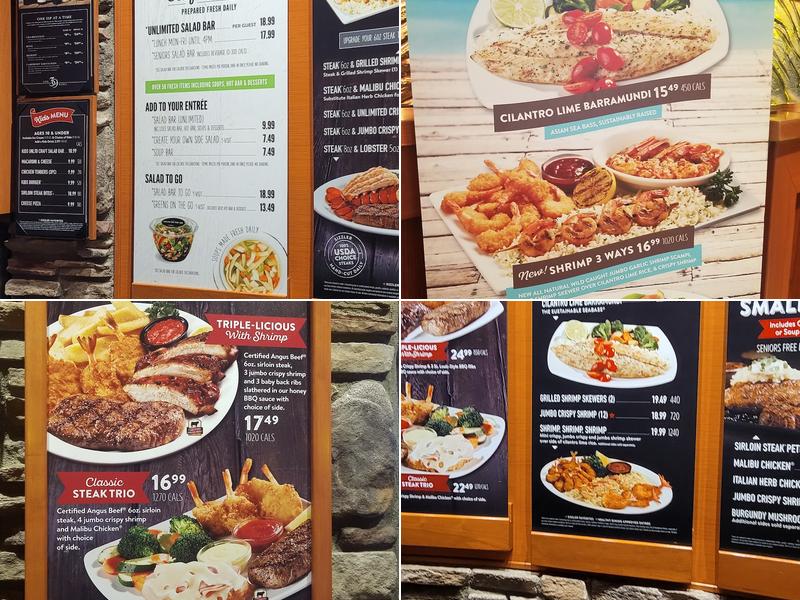 Sizzler Menu