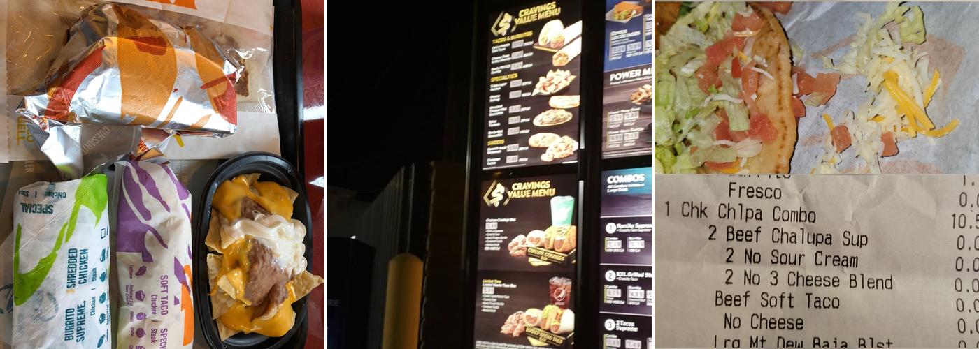 Taco Bell Menu