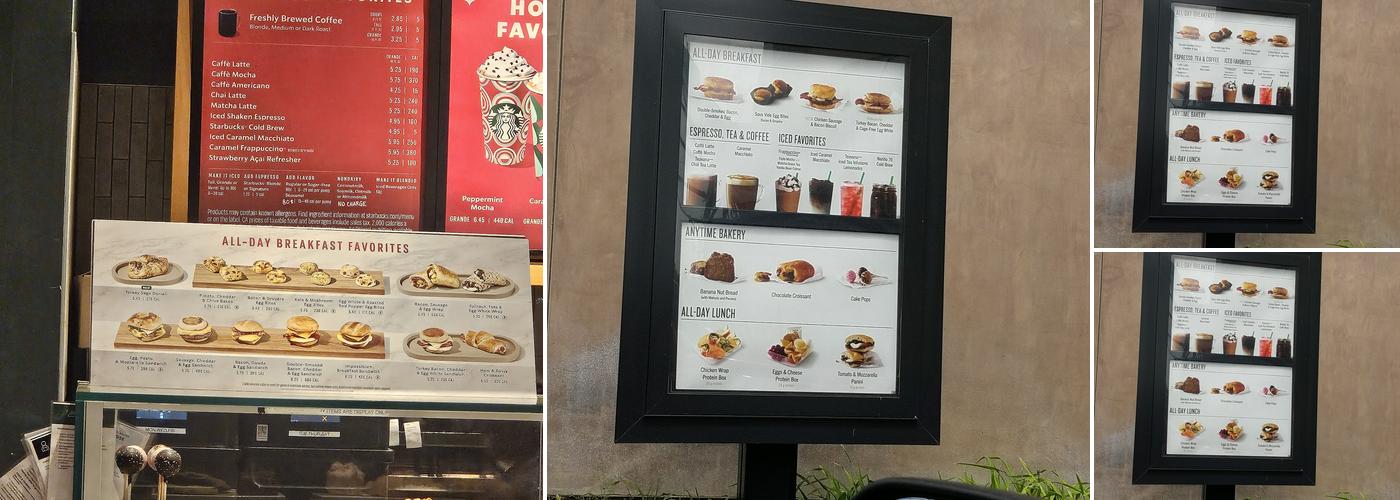 Starbucks Menu