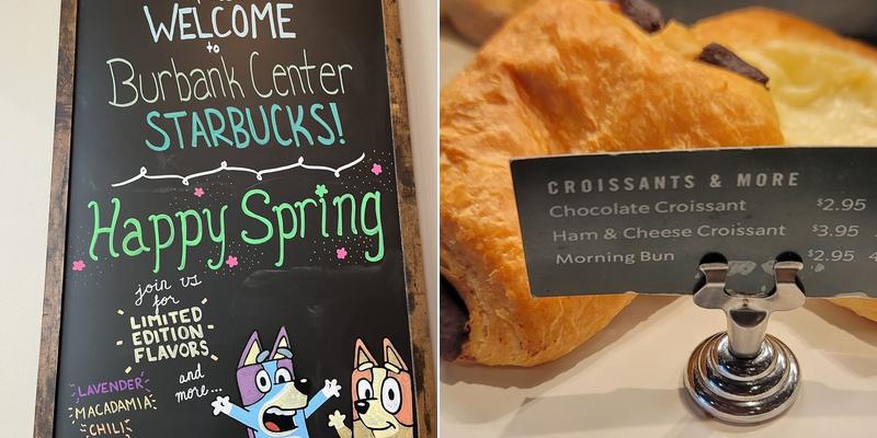 Starbucks Coffee Company Menu