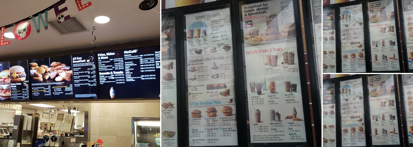 McDonald's Menu