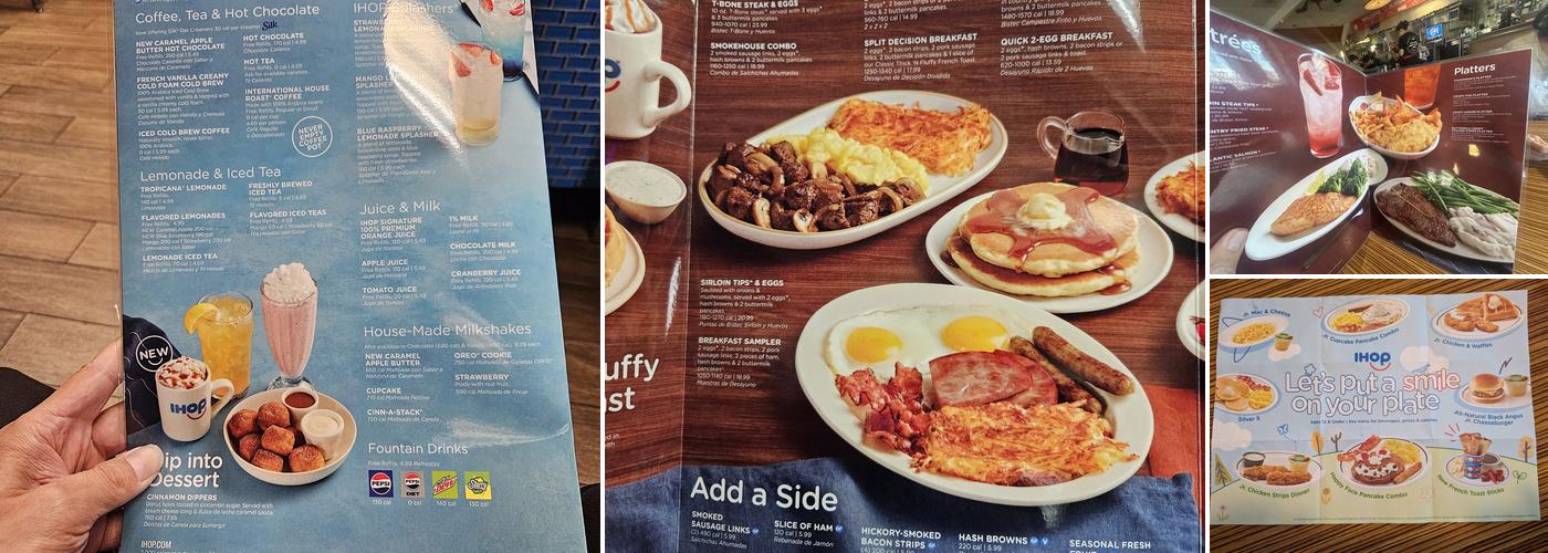IHOP Menu