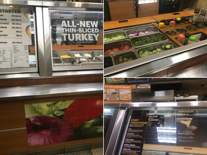 Subway Menu