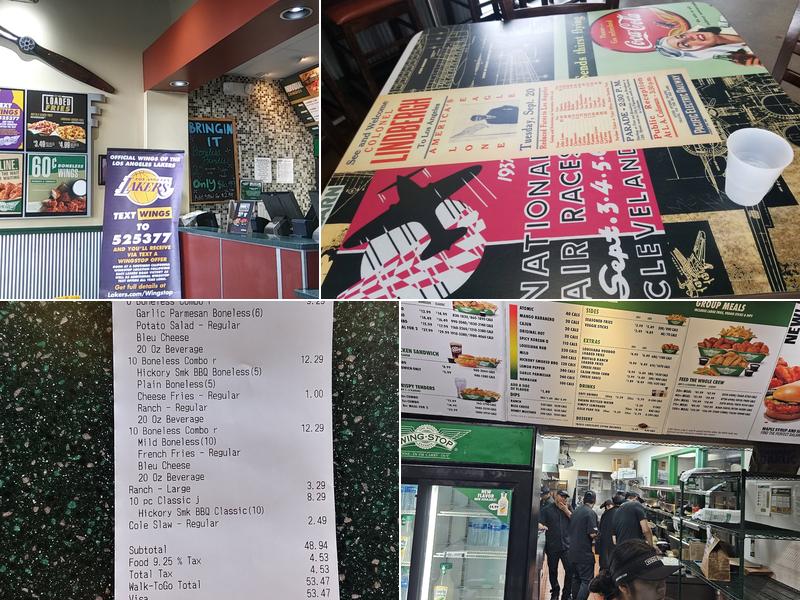Wingstop Menu