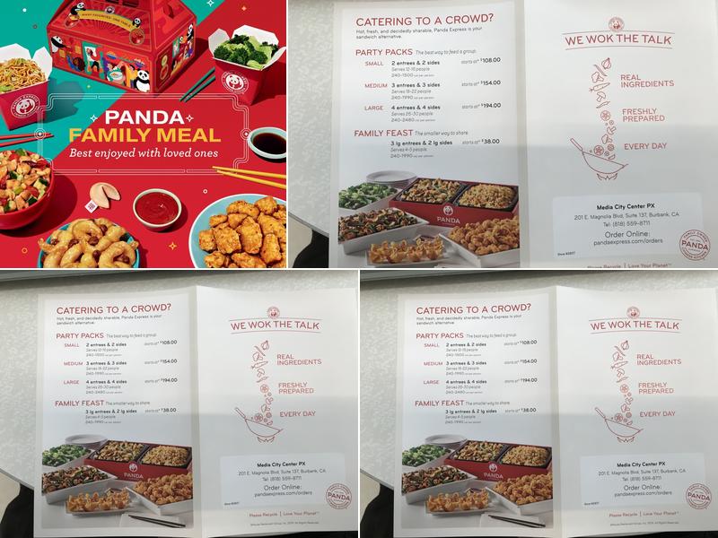 Panda Express Menu