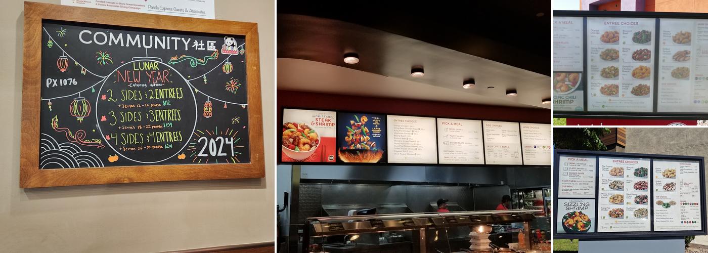 Panda Express Menu