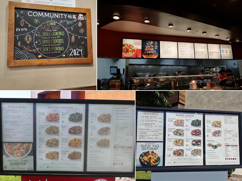 Panda Express Menu