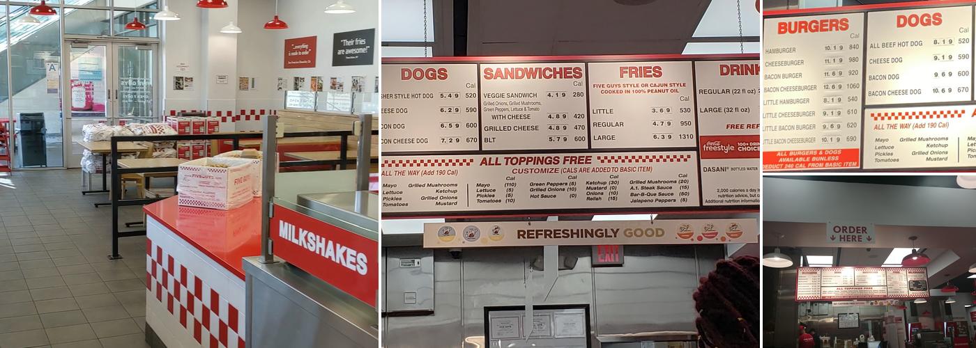 Five Guys Menu