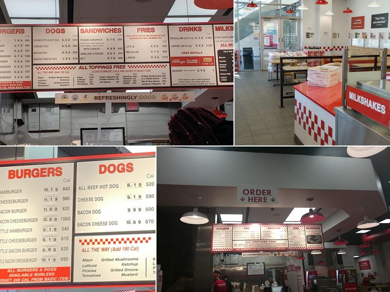 Five Guys Menu