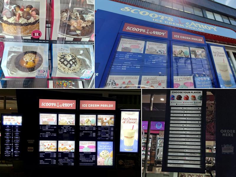 Baskin-Robbins Menu
