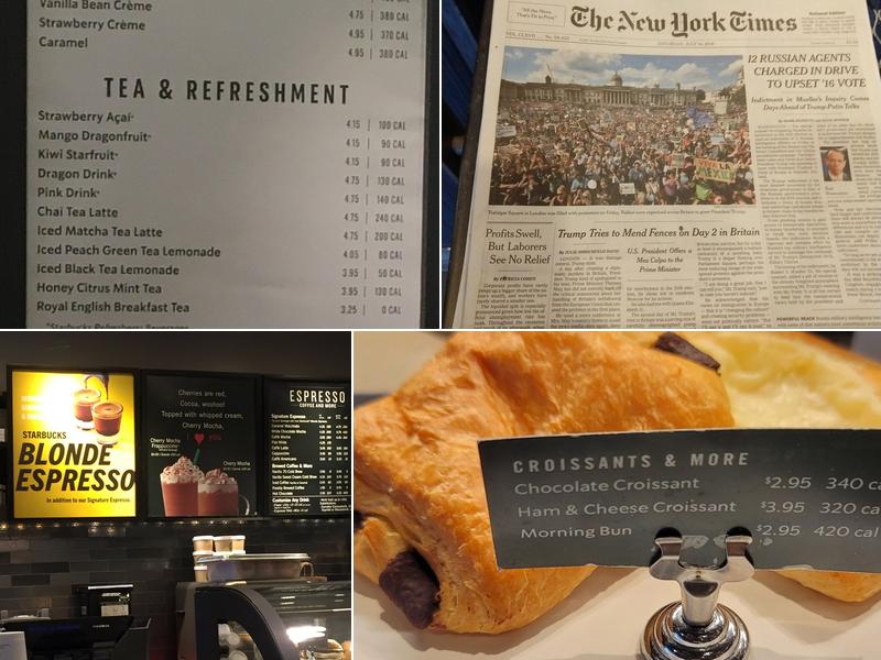 Starbucks Coffee Company Menu