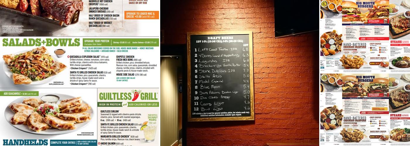 Chili's Grill & Bar Menu