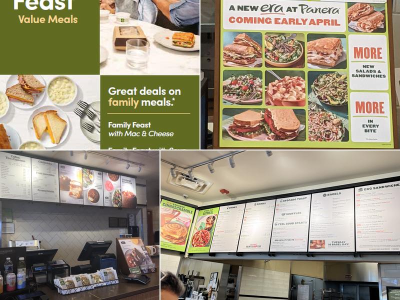 Panera Bread Menu