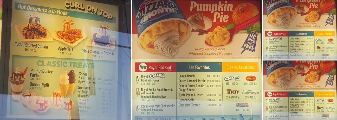 Dairy Queen Grill & Chill Menu