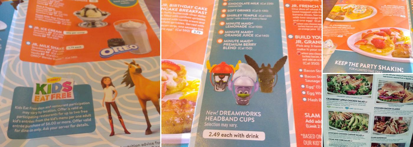 Denny's Menu