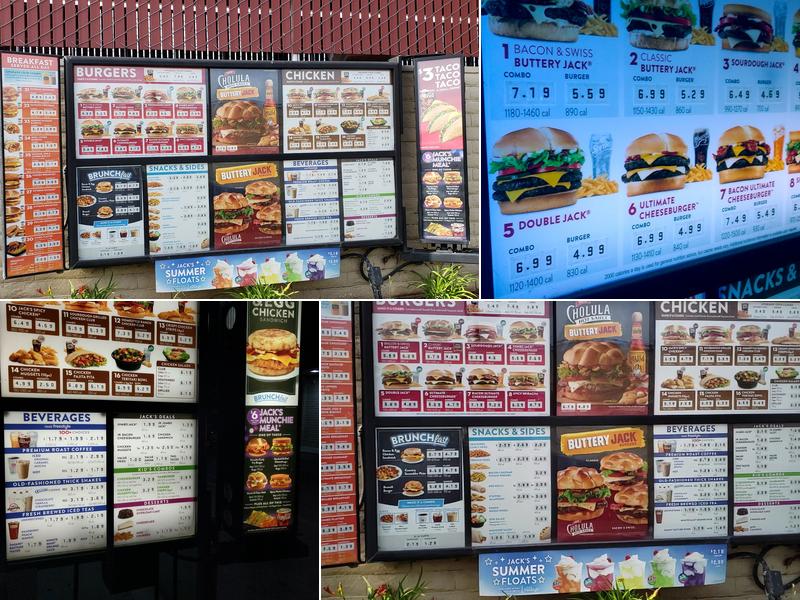 Jack In The Box Menu