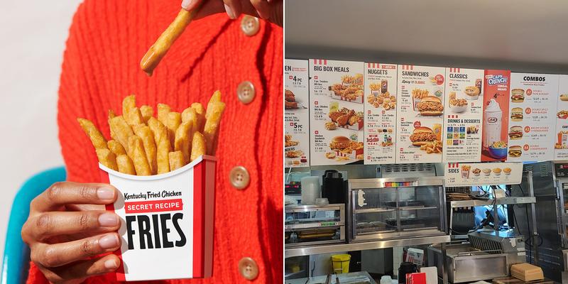 KFC Menu