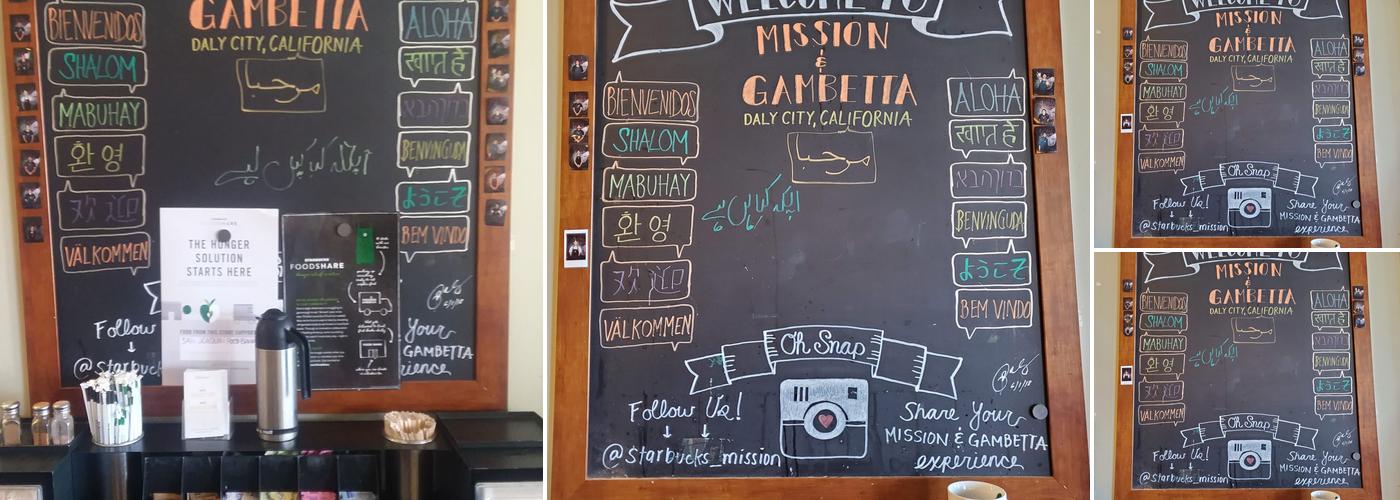 Starbucks Coffee Company Menu