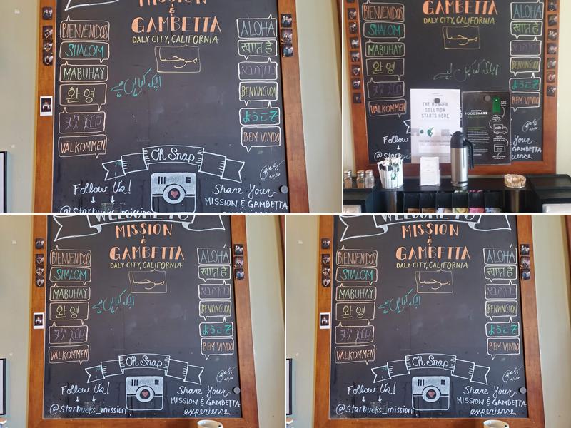 Starbucks Coffee Company Menu