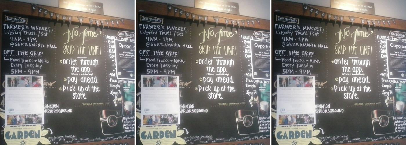 Starbucks Menu