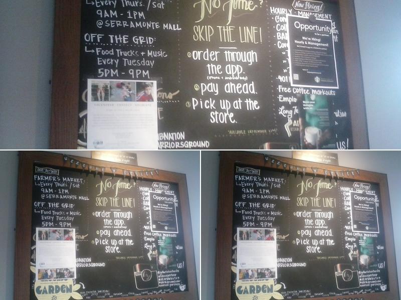 Starbucks Menu
