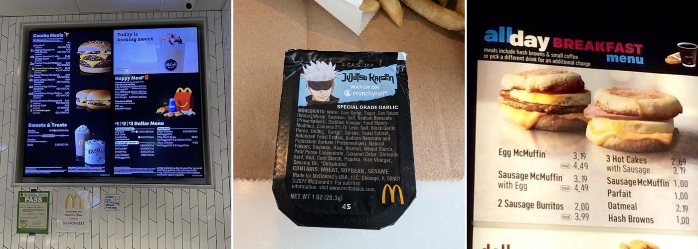 McDonald's Menu