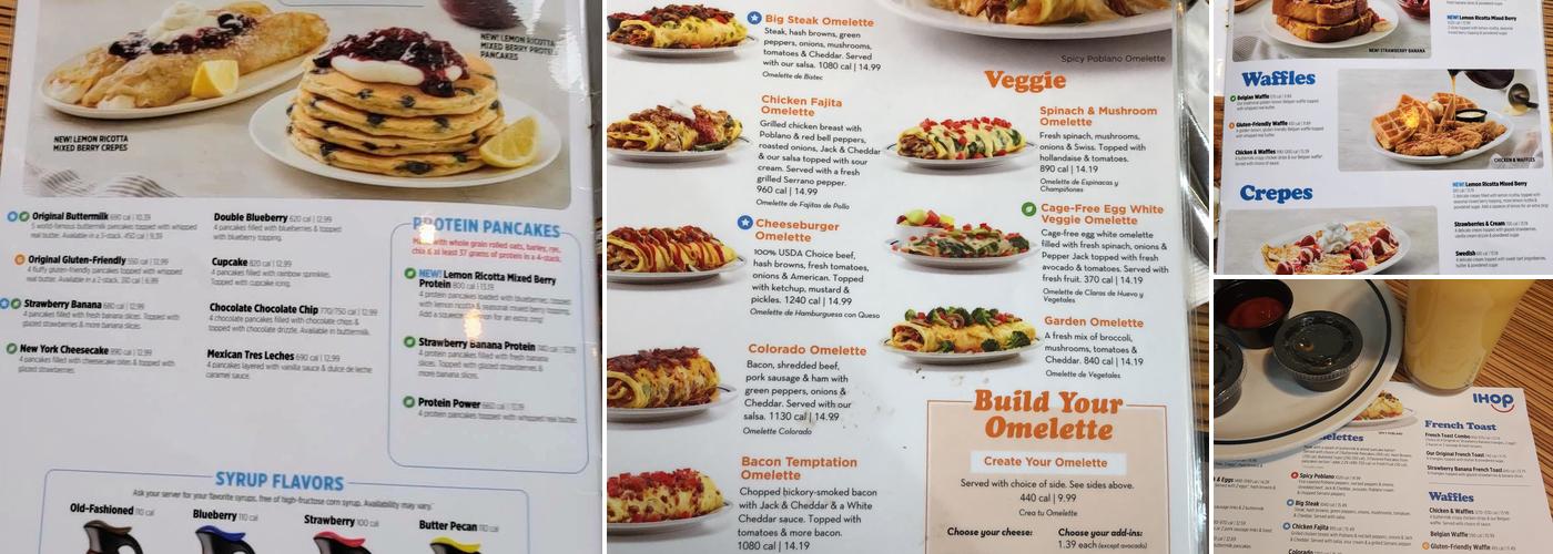 IHOP Menu
